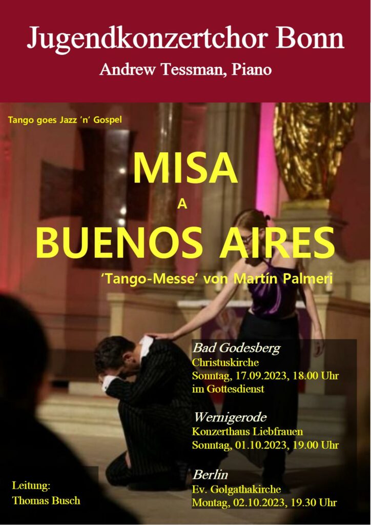 Misa Tango, Jugendkonzertchor Bonn