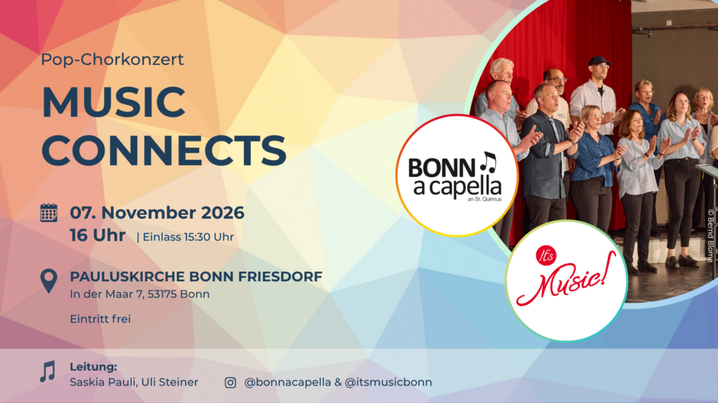 Pop-Chorkonzert Music Connects